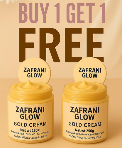 (Buy 1 Get 1 Free) Zafrani Whitening Gold Cream